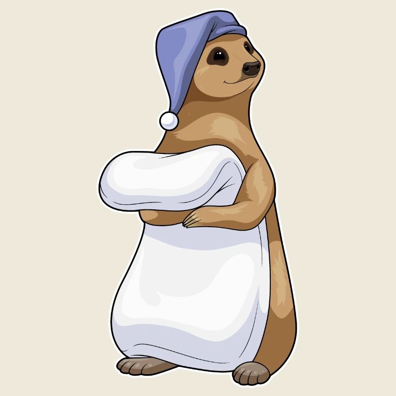 Erdmännchen Schlafen Decke