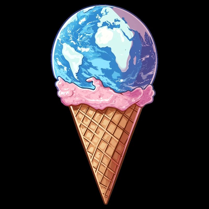 Planète de glace Terre