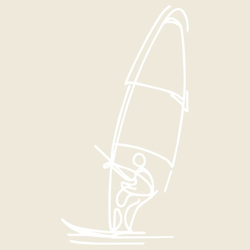 Windsurfing Skizze