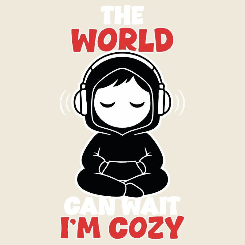 Cozy Zen Casque The World Can Wait
