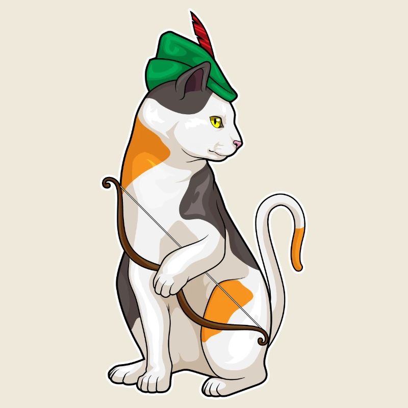 Cat Archer Bow