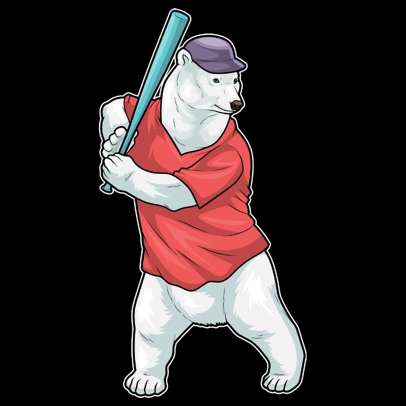 Eisbär Baseball Baseballschläger
