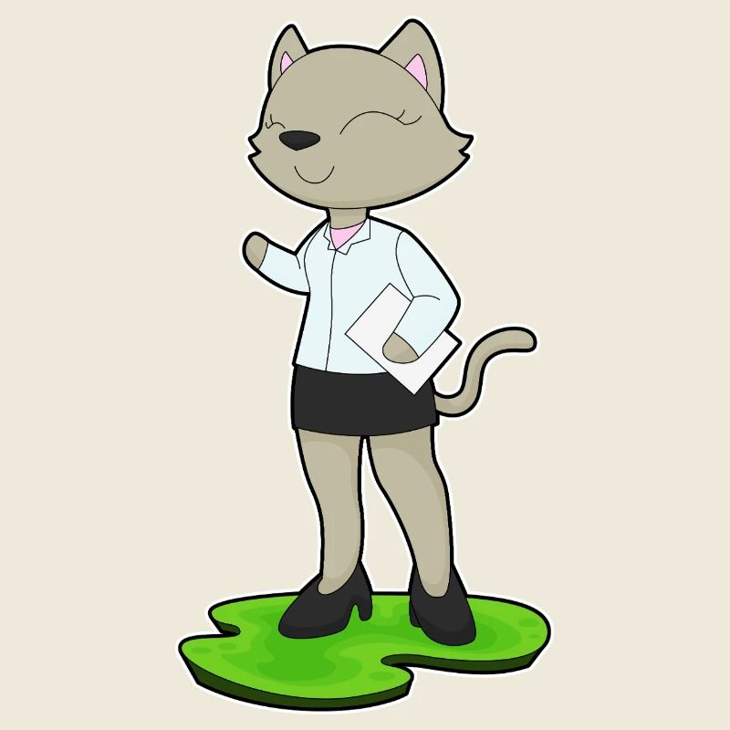 Cat Secretary Note