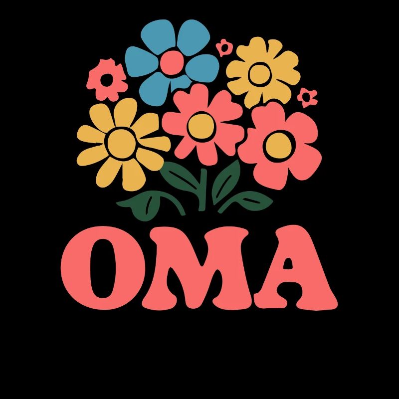 Oma Blumen Liebe Dankbarkeit Erinnerung Dekor