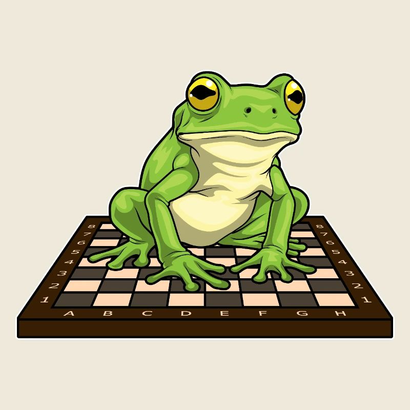 Grenouille Échiquier Échecs