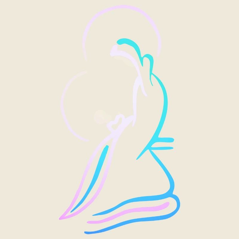 Virgin Mary and Child Jesus, design