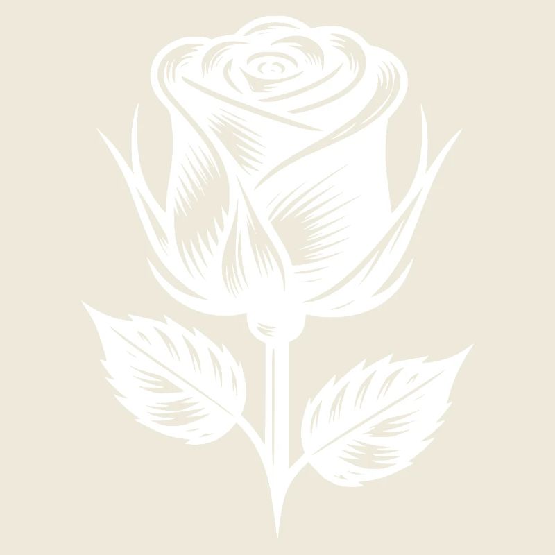 Floral décoratif romantique Rose Design