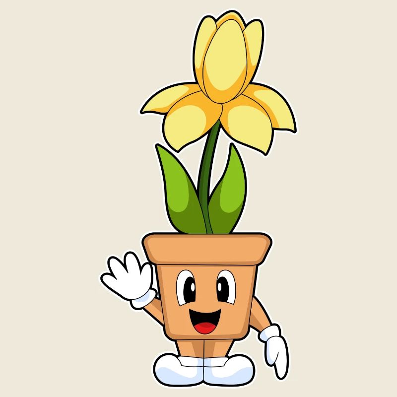 Flowerpot Daffodil Flowers