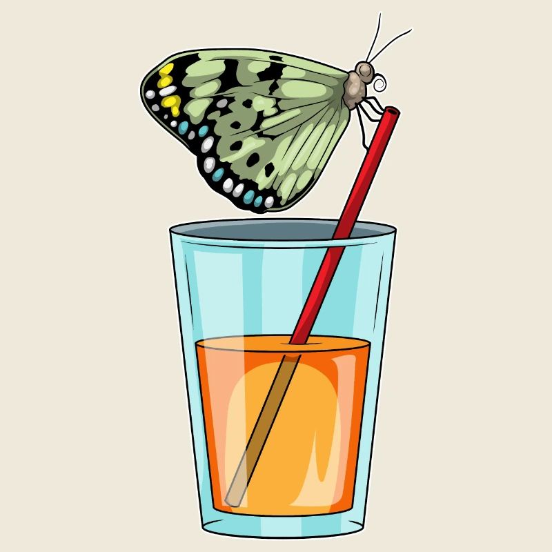 Schmetterling Saft