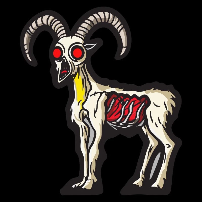 Chèvre de montagne Animal d’Halloween