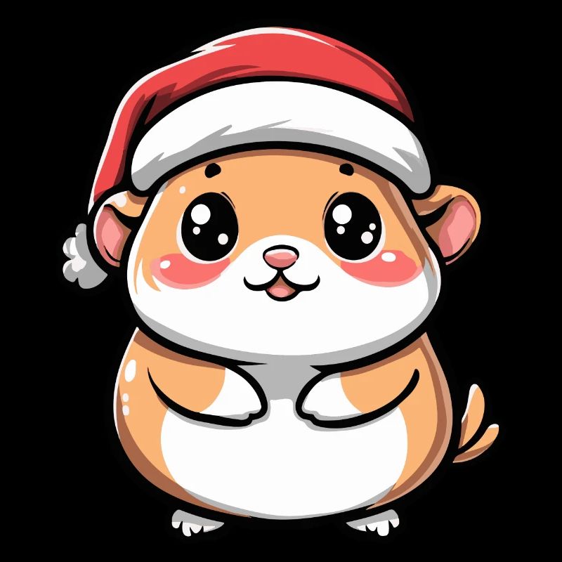 Hamster Christmas Cute