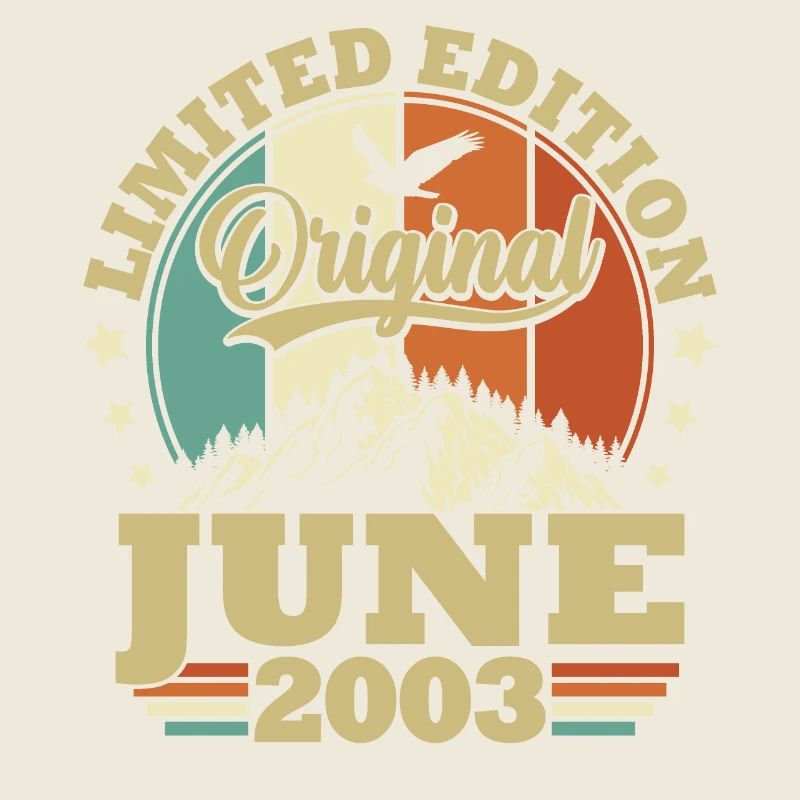 Geburtstagsgeschenk geboren im Juni 2003