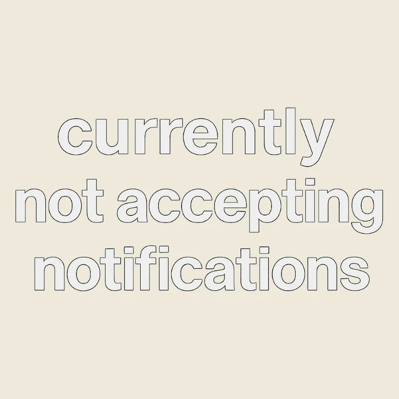 n’accepte actuellement pas les notifications