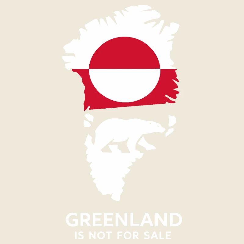 Grönland Polar Bär Flagge Arctic Nature Gift