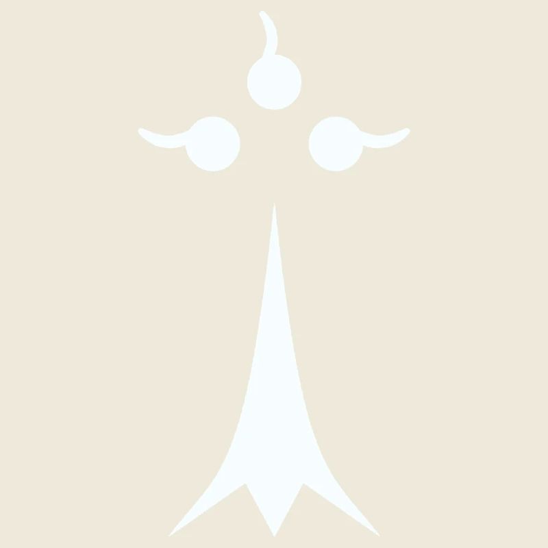 White minimalist ermine