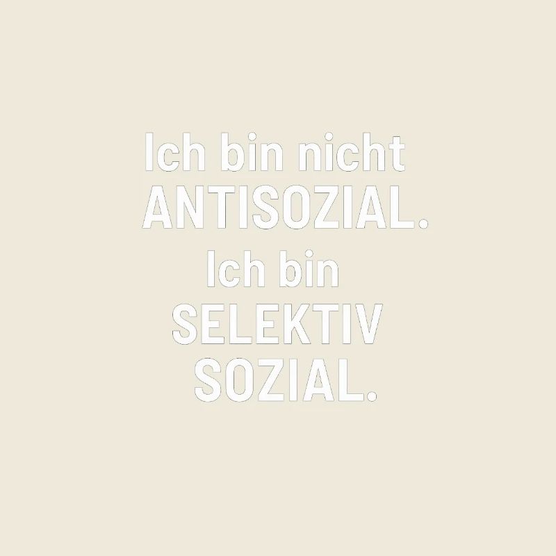 I'm selectively social