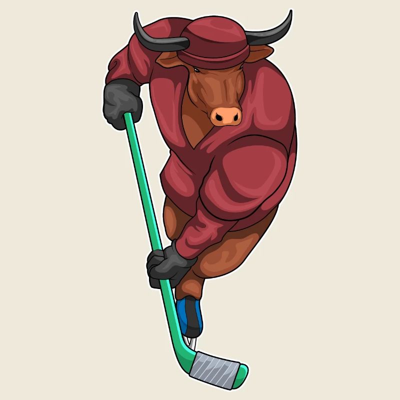 Stier Eishockey Eishockeyschläger