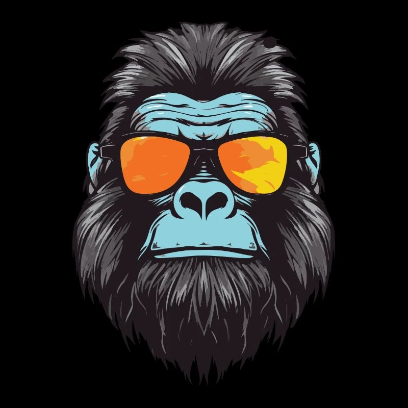 Tête de gorille Cool