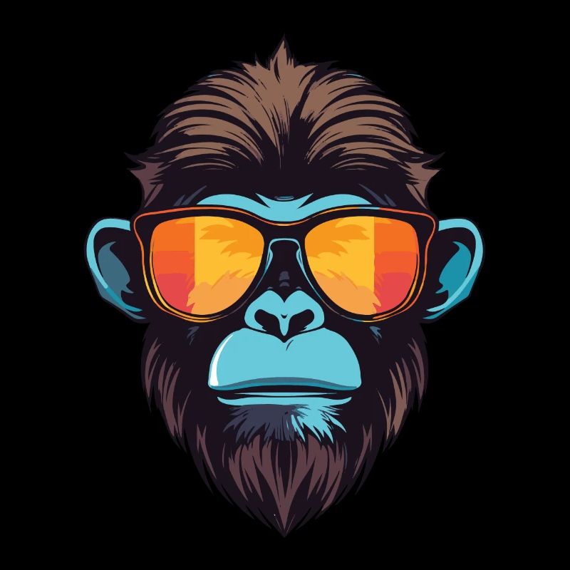 Tête de singe Cool