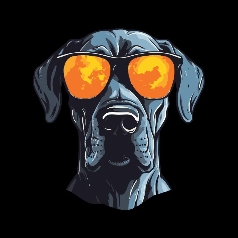 Dogue Allemand Chien Cool Head Party