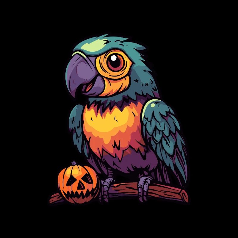 Papagai Halloween Tier