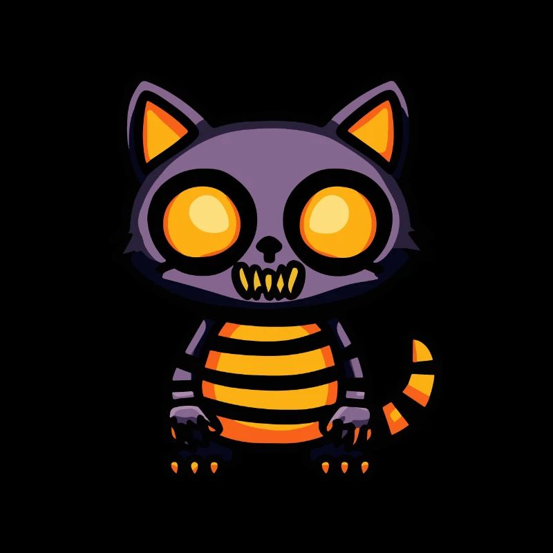 Waschbär Halloween Tier