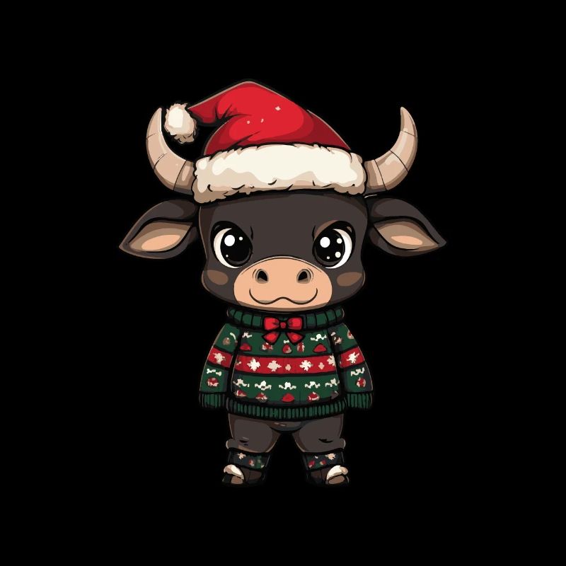 Stier Weihnachten Comic