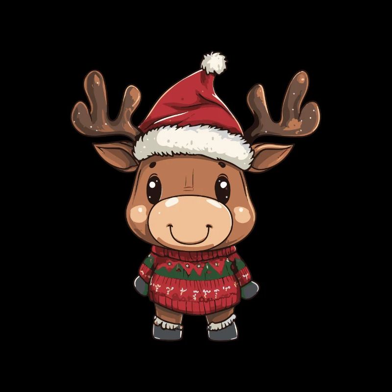 Moose Christmas Comic