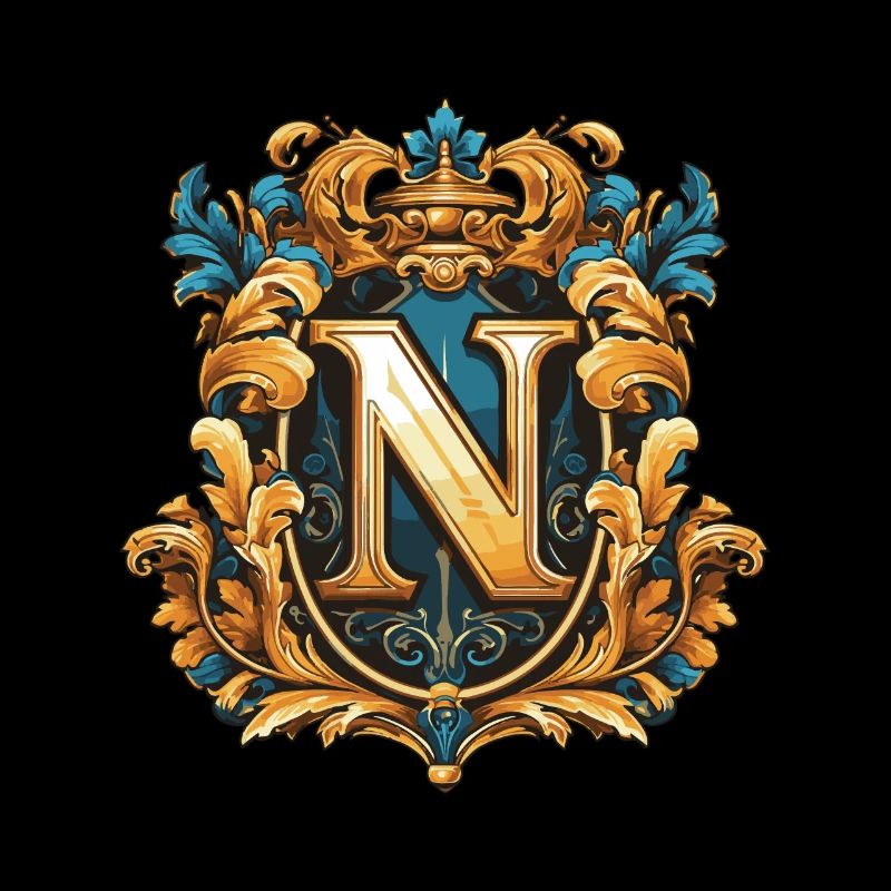 N Buchstabe Logo Krone