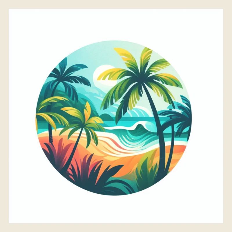 Strand Paradis am Meer mit Palmen