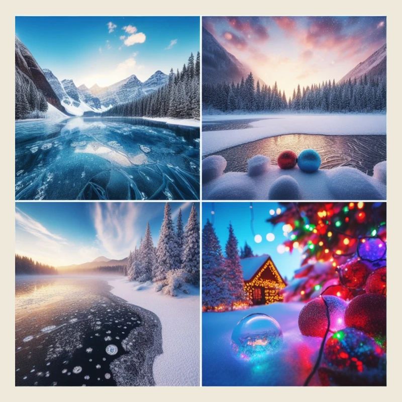 Christmas at the lake