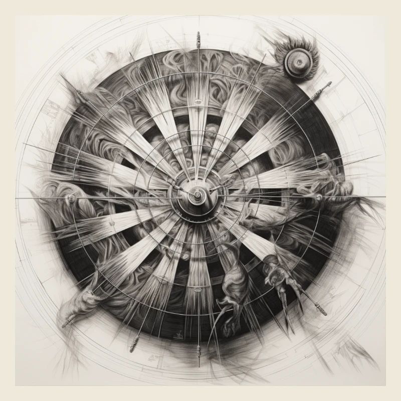 Jeu de fléchettes Dartscheibe Winkingerschild