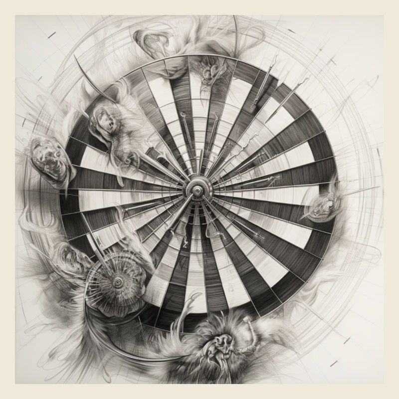 Dartboard Dartscheibe Winkingerschild