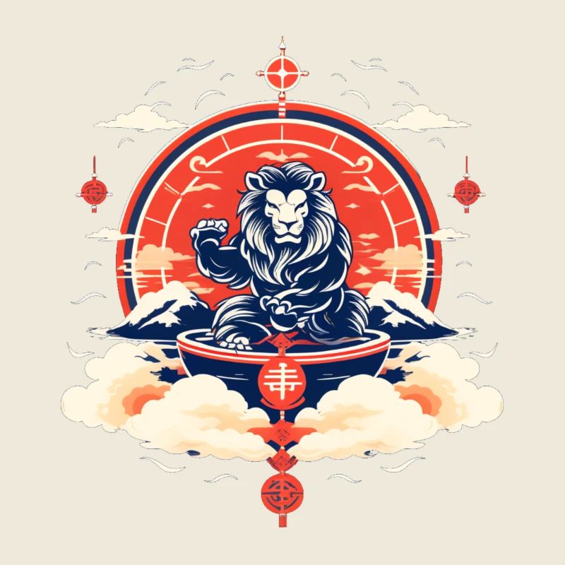 Logo du Lion Chinois