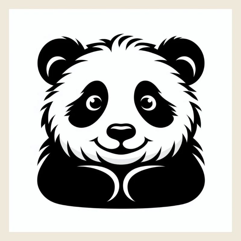 Fröhlicher Pandabär