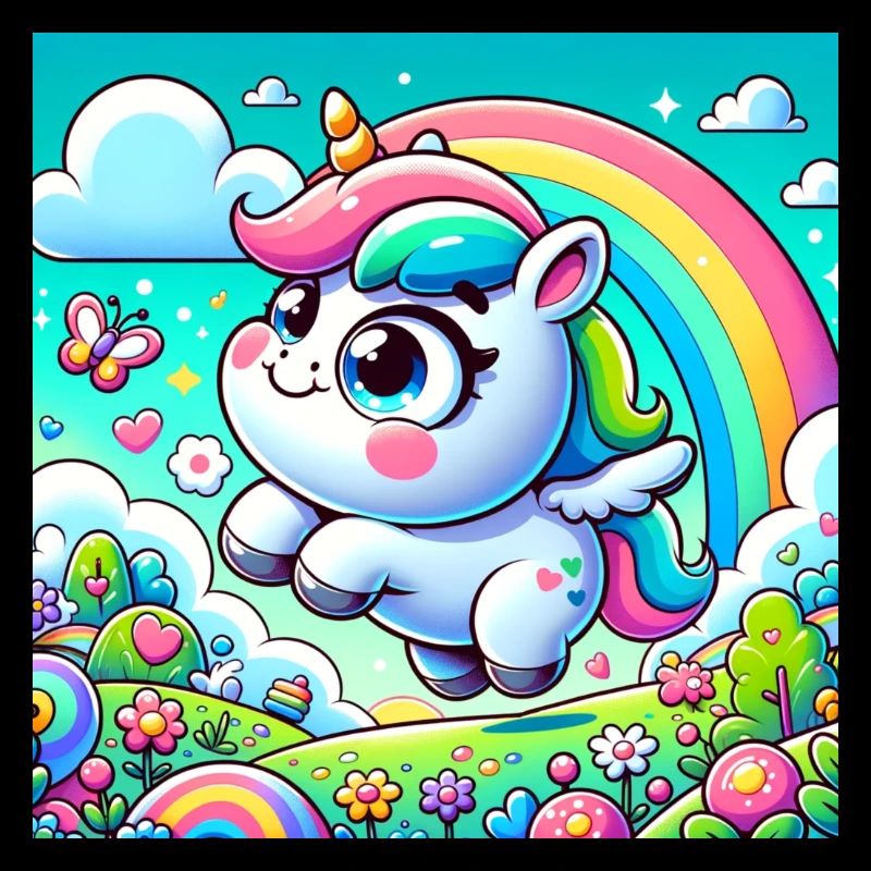 Cartoon Einhorn 3
