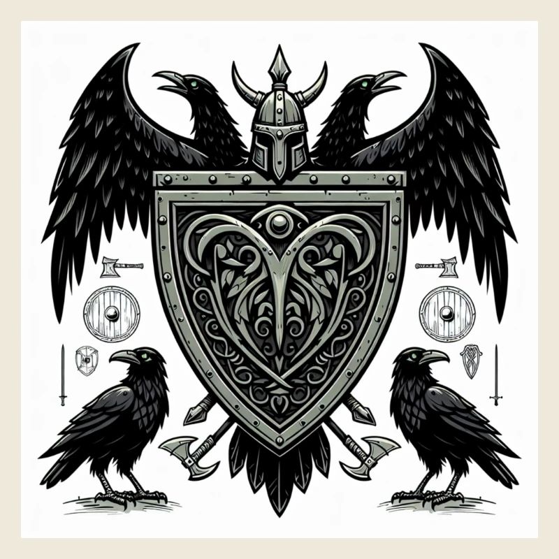 Armoiries du corbeau