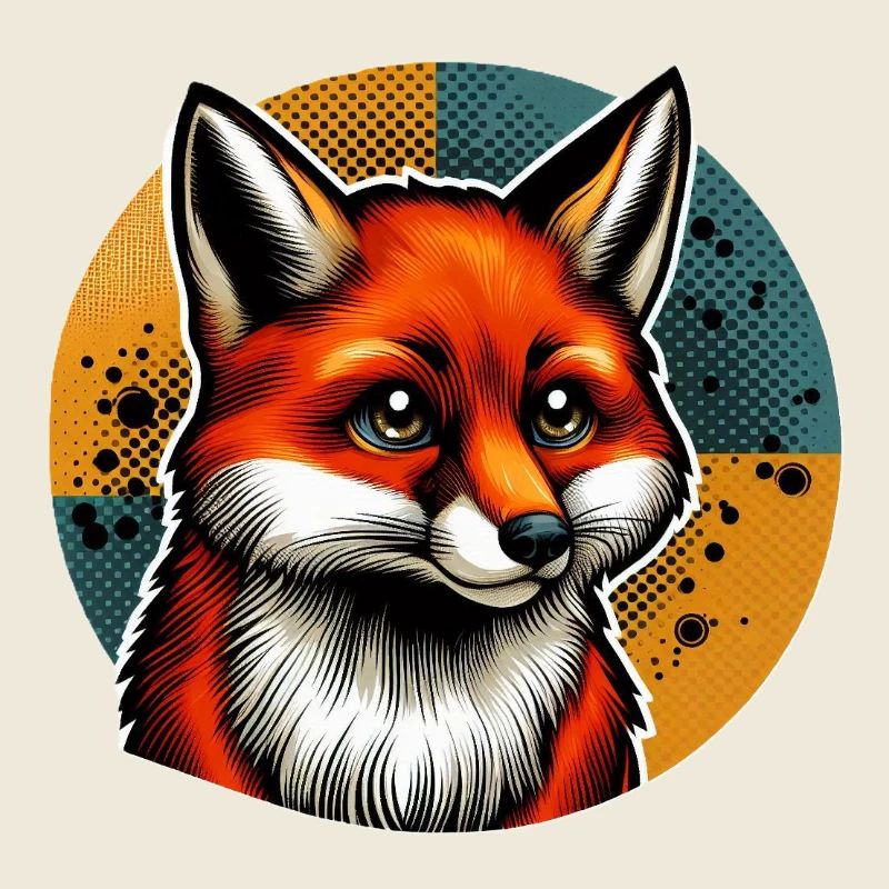 Illustration of a fox