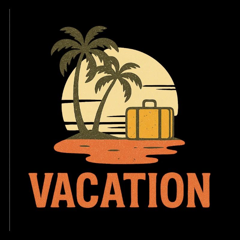 Palmiers et valises – un pur sentiment de vacances