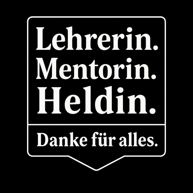 Lehrer:in Geschenk Abschied & Dankeschön
