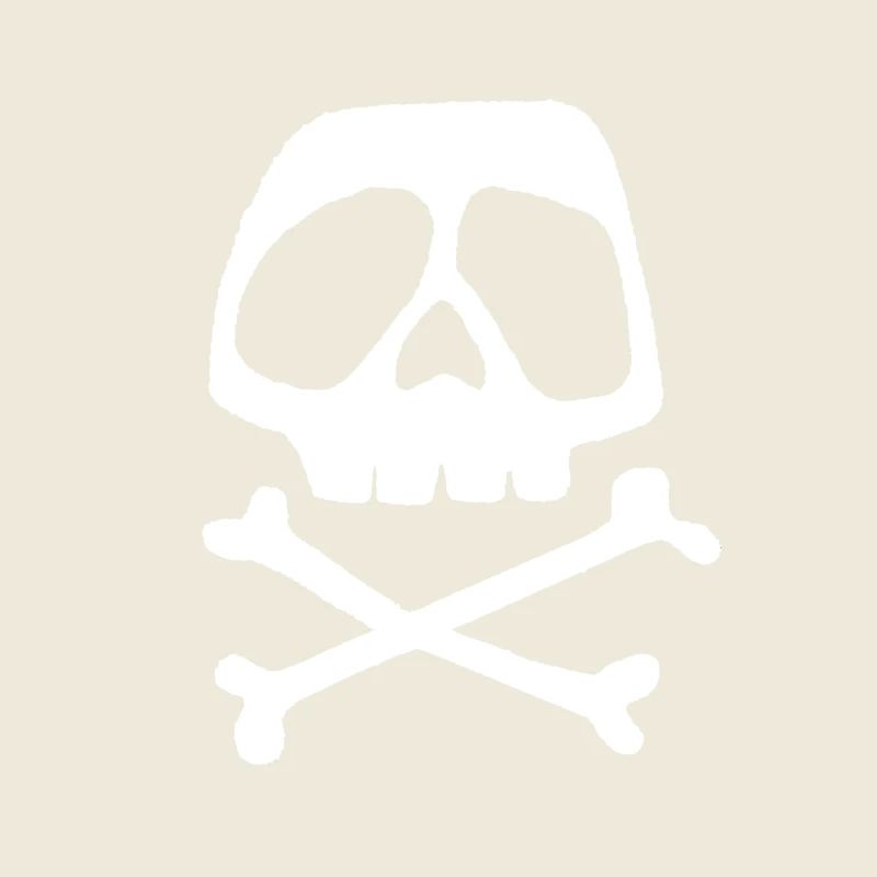 Motif de croix de crâne