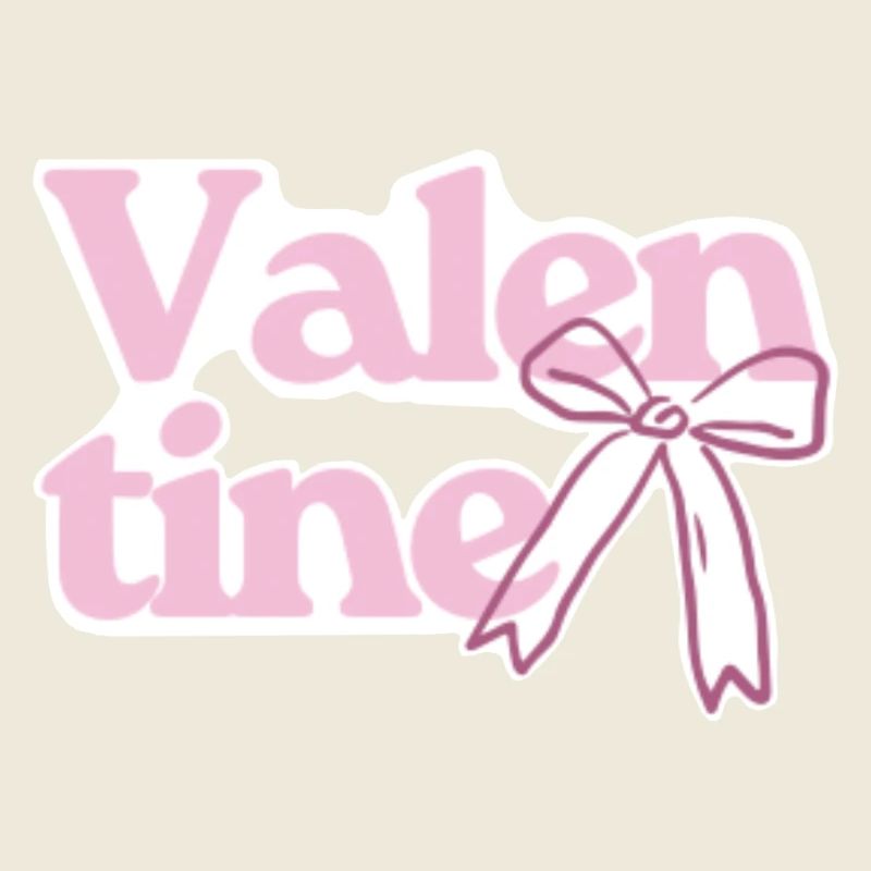 Valentine Bow Pink
