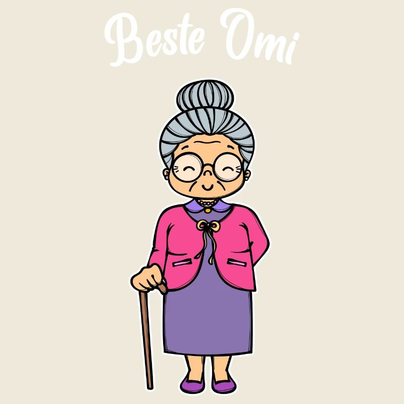 Best Omi Brille Sehschwäche Oma Großmutter Spruch