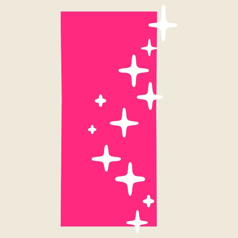 Letter I Glitter