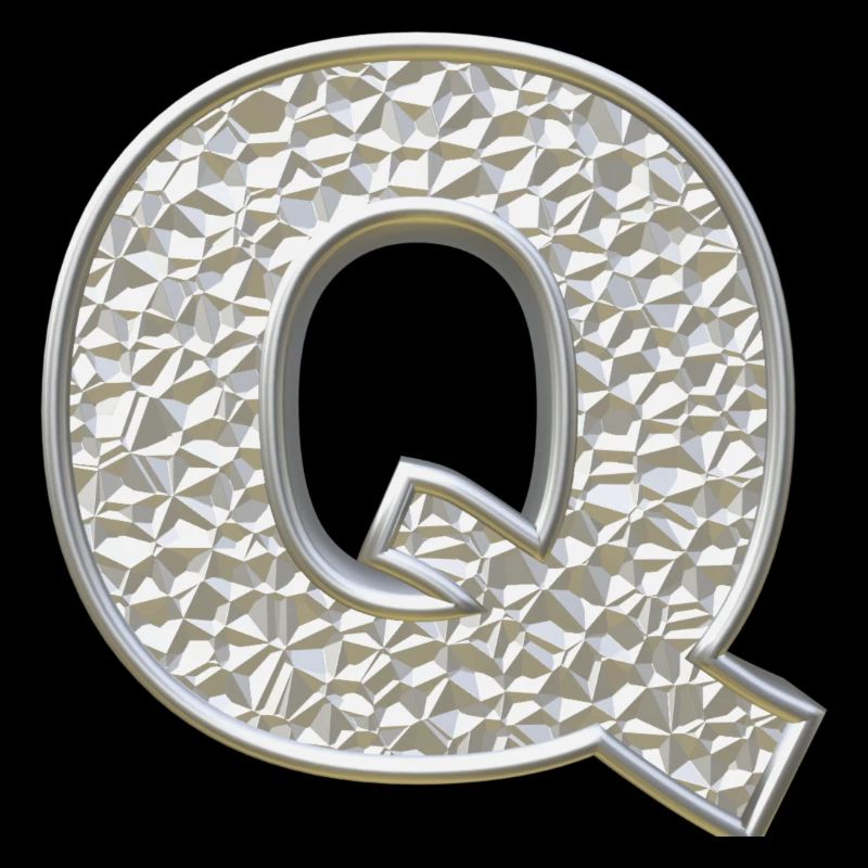 Q, lettre, lettre Q, initiale, initiale Q, monogramme,