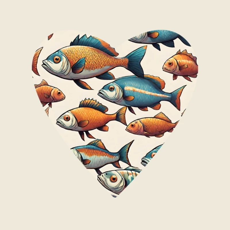 Amour coloré de l’école de poisson