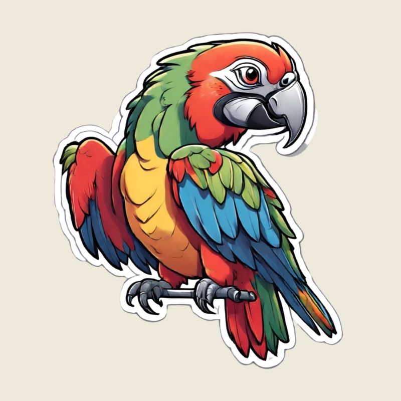 Perroquet ara coloré »