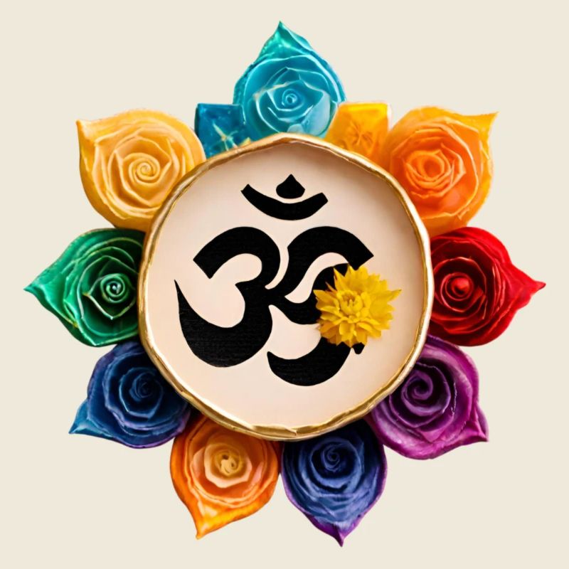 Yoga Chakra Om, Gift for Friends
