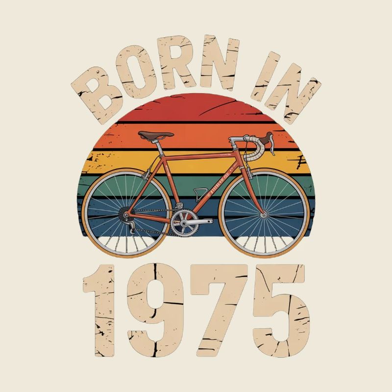 Cyclisme rétro né en 1975 Design