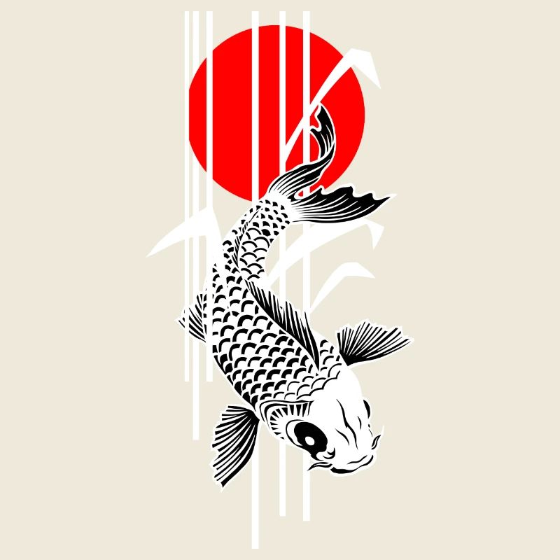 Bamboo Design - Nishikigoi - Koi Fish 2